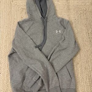 Under Armour Charcoal Gray Fleece Hoodie